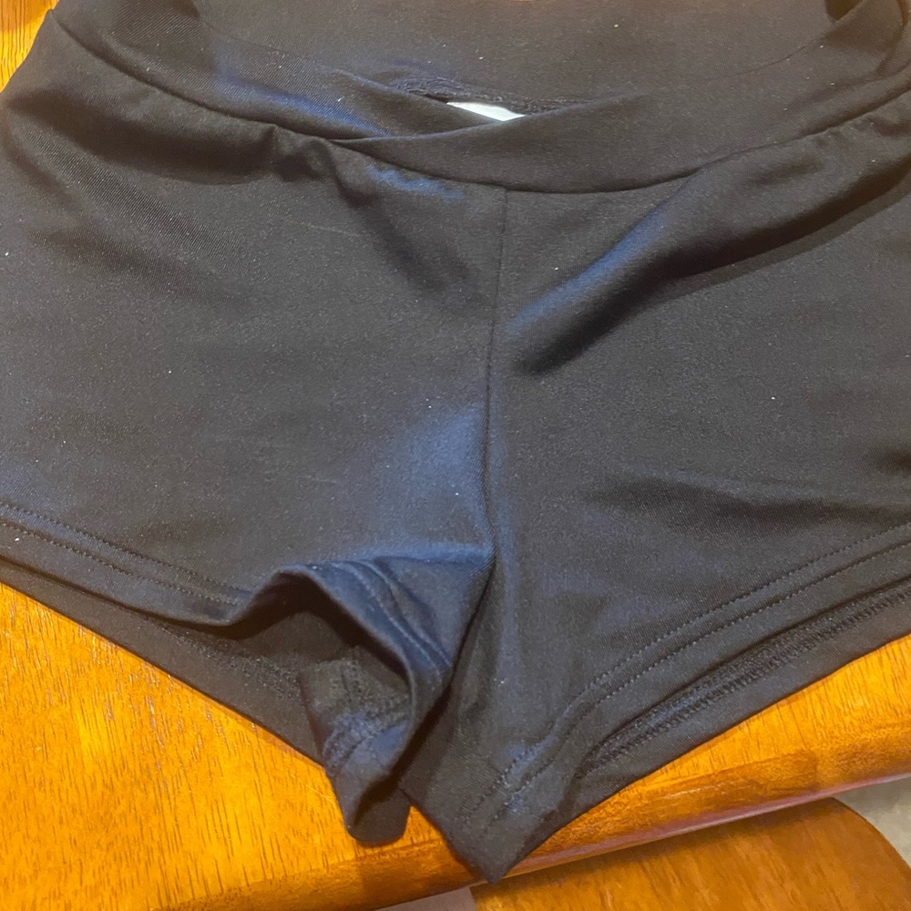 Capezio v cut booty shorts